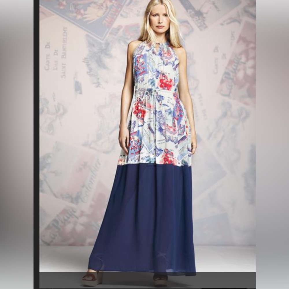Peter Som tourist maxi dress size Large